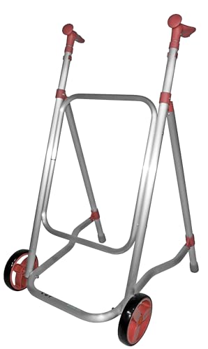 Forta - Andador Car, Andador para ancianos, Ruedas fijas delanteras, Andador Plegable, Peso máximo 125 kg, Coral