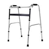 Deambulatori standard e articolati Telaio Da Passeggio Telaio Da Zimmer Aiuti For Camminare Walker In Acciaio Inossidabile Quattro Angoli Camminatore For Anziani Aiuto For Disabili Bastone Da Passeggi