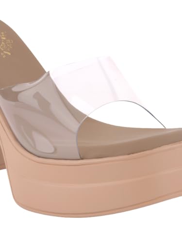 Image of Shoetopia Women's Heeled Sandals with |Toe Fashion Heels for Women & Girls