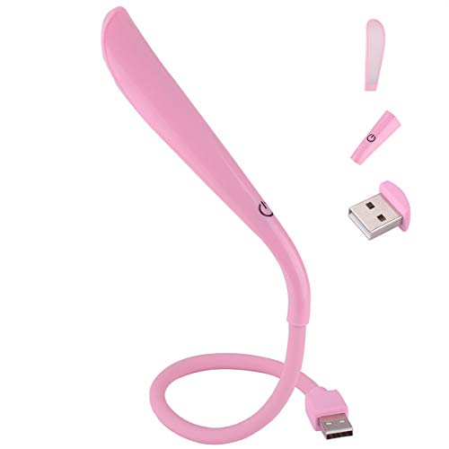 Micro USB Reading LED Lamp with 3 Brightness Touch Switch for Computer, Keyboard
