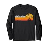 Photo Gallery hilton head retro tramonto palma spiaggia surf vintage maglia a manica Photo Gallery hilton head retro tramonto palma spiaggia surf vintage maglia a manica