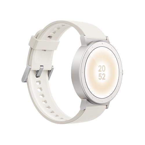 realme Watch S5 Montre connectée, écran AMOLED 1,43", GPS indépendant, autonomie 20 Jours, 110 Modes Sportifs, 5ATM (étanche Natation), Version Bluetooth 5.4, Suivi santé, Confort léger, Sand White