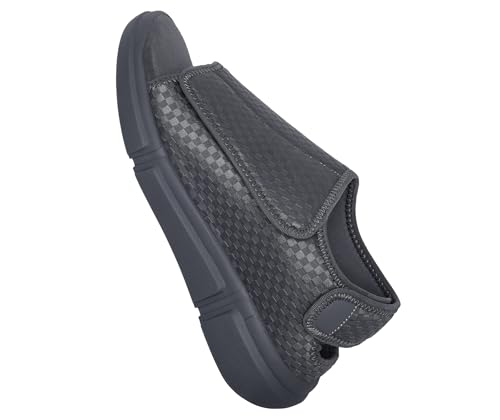 Image of Men's Open toe Diabetic Sandals Wide Width Adjustable Straps Arch Support Lightweight & Breathable Mesh for Comfort and Pain Relief