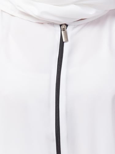 Image of Mallika Women Modest Wear Nida Matt Front Open Zipper Abaya Burkha for Everyday use