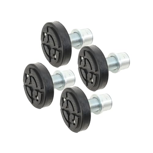 CDZHLTG 4pcs Pad Blocs pour Pont Elevateur, Coussinets de Cric en Caoutchouc, Bloc de Cric en Caoutchouc avec Filetage pour Lève-Voiture et Plate-Forme de Levage