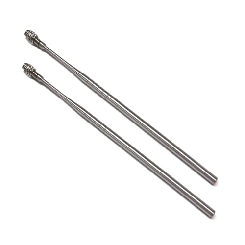 Didiseaon Palillos Metálicos Para Oídos 2 Piezas, Removedor De Cerumen En Espiral De Acero Inoxidable, Herramienta Antideslizante Cuchara Giratoria 360°, Cuidado Seguro Para Uso Doméstico y Viaje