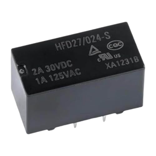 Relais HFD27 024 S 8 pieds commutation fiable