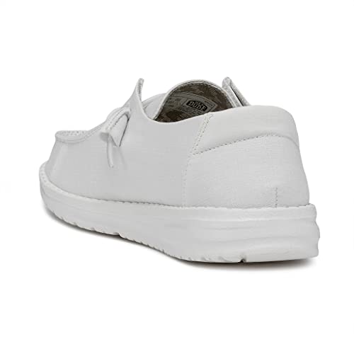 Image of HEYDUDE Women's Wendy Chambray | Women's Shoes | Women's Lace Up Loafers | Comfortable & Light-Weight