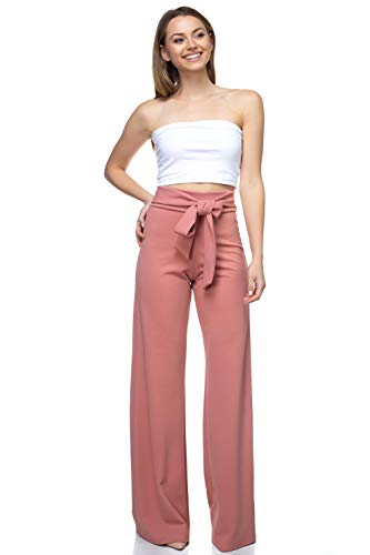 Women's J2 Love Front Tie Palazzo Pants2