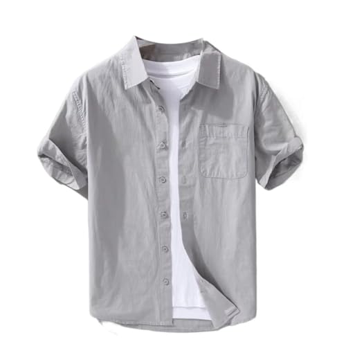 Chemise décontractée homme douce pour rester frais, le top de rue respirant indispensable