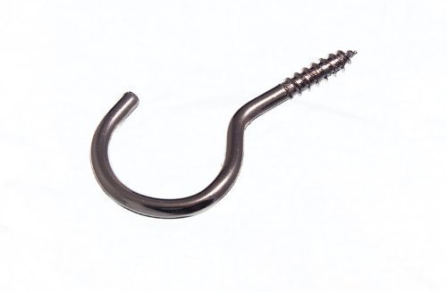 Crochet coupe a visser chrome de 38mm pour suspendre sans encombrement