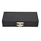 Tomotato Miniatur Gitarren Modell, 12x4x1.5cm Holz E-Gitarre Ornamente mit Ständer und Display Aufbewahrungsbox für Musikinstrument Sammlung Puppenhaus Zubehör
