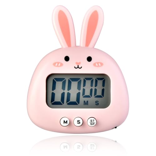 WUSJCOF Temporizador Magnético Digital, 1 Pieza, Cronómetro Digital con Soporte Plegable, Timer Cocina, Adecuado para Cocinar, Hornear, Hacer Deporte, Aprender y para Niños, Cronómetro Reloj y Alarma