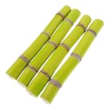 GETAJGHSD Artificial Sugar Cane Model 4 Pcs Plastic for Retail Display