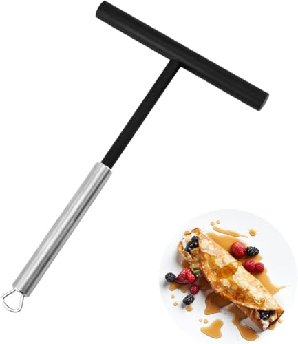 MOXTOYU Distribuidor de masa para crepes de alta calidad para la preparación perfecta de crepes, tortitas o jamón palatino, práctico accesorio de cocina para distribuir uniformemente la masa durante