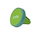 S&B Soporte de Coche Universal con Clip para Rejilla de ventilación, imán para Fijar el Smartphone y Dos Placas metálicas Incluidas, Color Verde