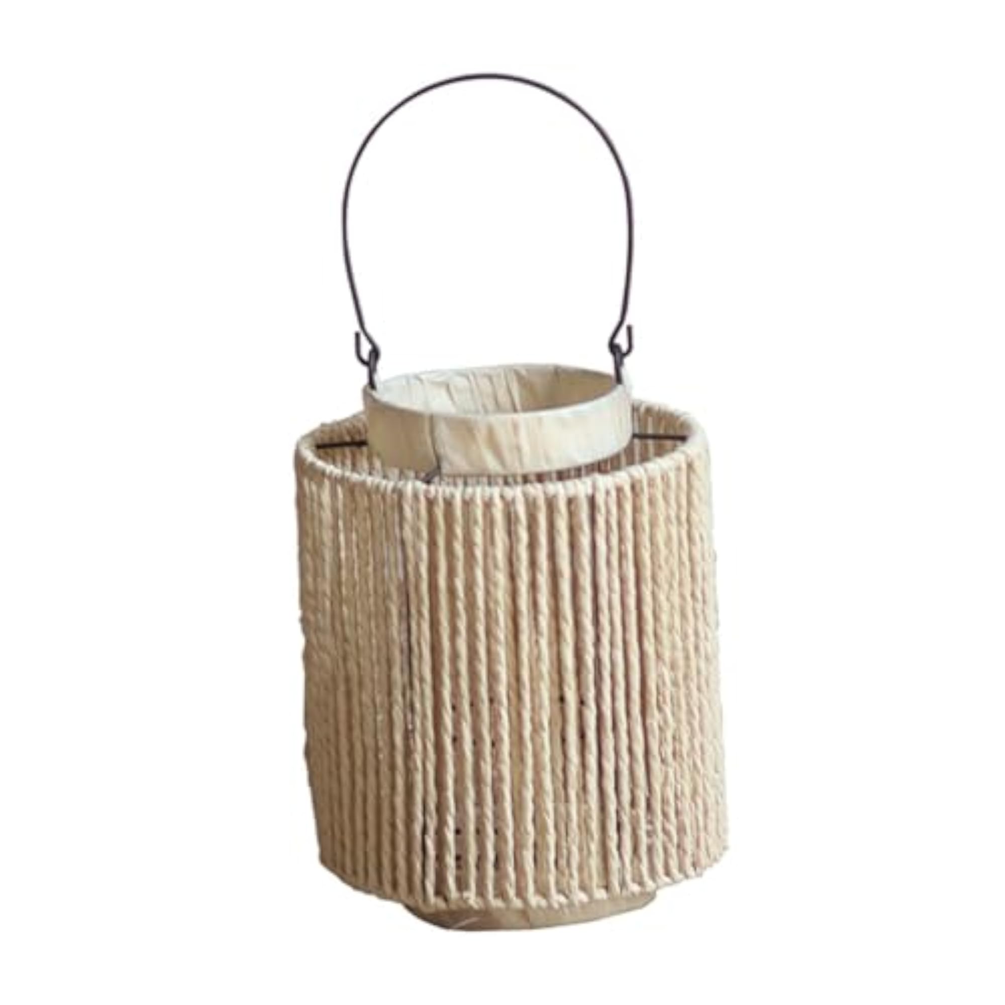 Woven Lantern Tea Light Candle Holder Rustic