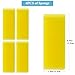 VILLNO 4PCS Replacement Aquarium Filter Sponge for 10W-130GPH Aquarium Filter, Aquarium Biochemical Sponges for Replacement