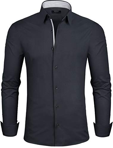 Preisvergleich Produktbild Grin&Bear Herren Hemd, schwarz, Regular, XL, SH335