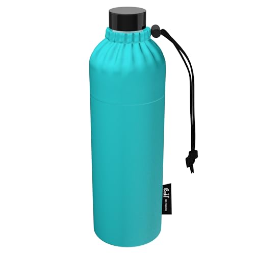 Emil Trinkflasche aus Glas für Mädchen & Jungen isolierte Glasflasche für Schule, Freizeit, Sport: Kinder & Eltern Standard unisex (Azur, 0,75l) Emil Trinkflasche aus Glas für Mädchen & Jungen isolierte Glasflasche für Schule, Freizeit, Sport: Kinder & Eltern Standard unisex (Azur, 0,75l)