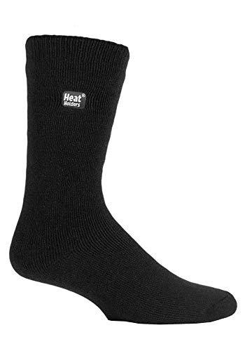 HEAT HOLDERS - Hombre invierno calientes termicos vestir calcetines (39-45 Eur, Black)