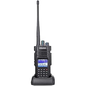 HD1 ham radio; 3000 channels 256 zones and up to 200000 contacts; support signal call group call and all call; IP67 waterproof walkie talkie allows you to use it in humid environments or rain or snow weather Two working modes; analog or digital mode ...