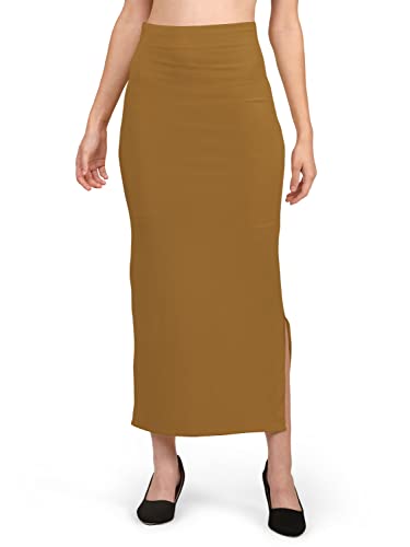 Image of Mehrang Stretchable Saree Shapewear Petticoat for Women, Cotton Blended,Petticoat,Skirts for Women,Shape Wear Dress for Saree