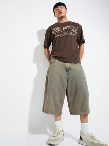 Image of Max URB N Men One Piece Print Oversized T-Shirt