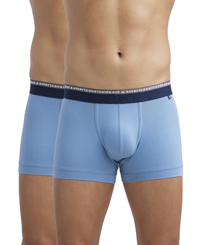 Image of Jockey US60 Men's Super Combed Cotton Elastane Stretch Solid Trunk with Ultrasoft Waistband