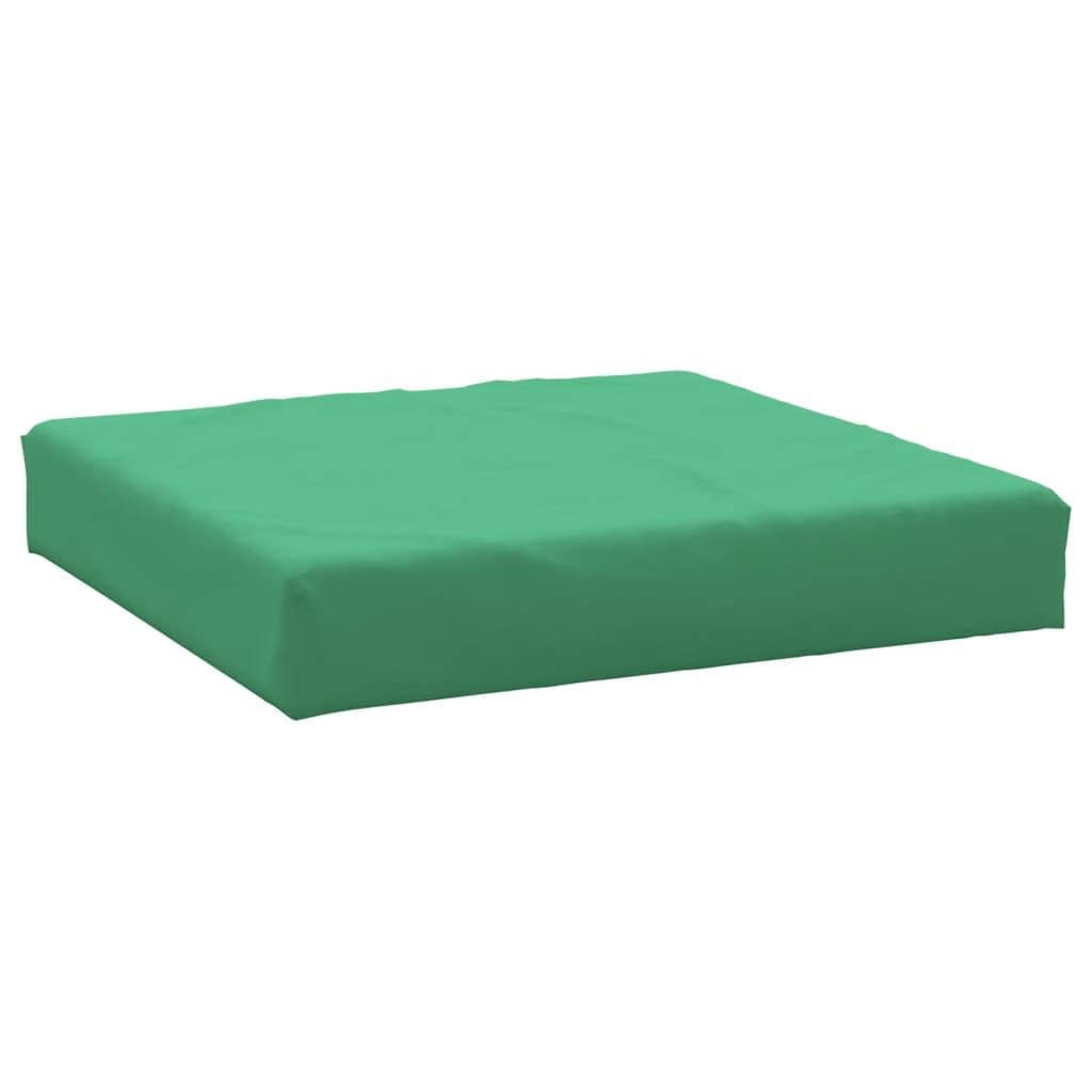 vidaXL 2X Cuscini per Divano su Pallet Spessi Eleganti Morbidi Resistenti Arredi per Esterni Tessili Decorativi Verde in Tessuto Oxford
