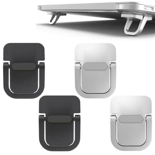 Mini Soporte Para Portátil,4 Piezas,Elevador De Teclado Portátil Para Escritorio, Invisible Laptop Stand,accesorios para PC,Para Todos Los Portátiles