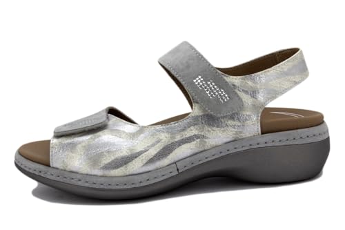 Sandales amovibles PieSanto 240820 pour femme en cuir couleur vison