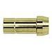Brennan Industries N2440-02-02-B Brass Port Connector for Double-Ferrule Tube Fitting, 1/8" Standard Pipe x 1/8" FERR