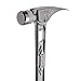 Stiletto TIB15MC 15 oz. Titanium TiBone Hammer Milled Face with Curved Handle