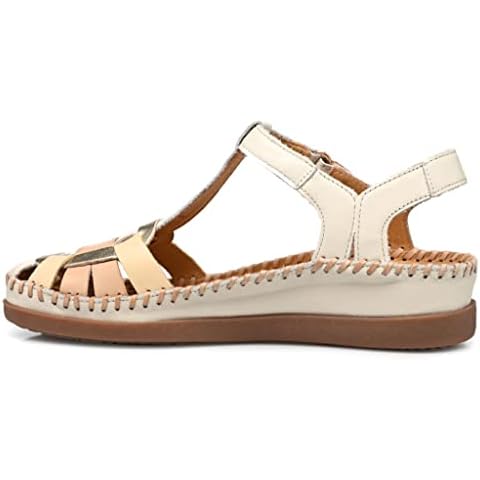 Sandalia Cuña De Piel Cadaques W8k para Mujer de Pikolinos Cover