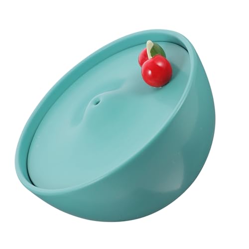 Fuente de agua para gatos cerámica automática USB verde