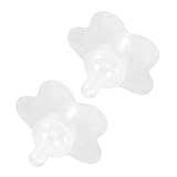 CLISPEED 2 STÜCK Ultradünne weiche Stillhütchen Atmungsaktive Brustschutzschilde für Neugeborene Komfortabler Sitz Schmerzlindernd Vielseitig Einsetzbar für Stillende Mütter