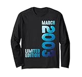 dal marzo 2003 anno 2003 retro 2003 vintage edizione 2003 maglia a manica