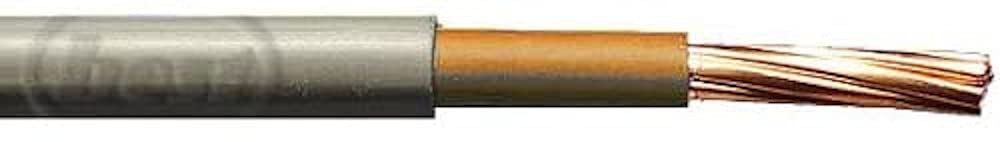 Merriway BH01490 Meter Tails with Brown Inner 6181Y 25.0mm Grey, 3 Metres (9 feet), 25.0 mm
