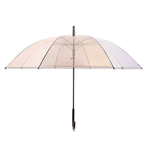 Guarda-chuva de arco-íris JUSTDOLIFE guarda-chuva automático à prova de vento com alça longa para de