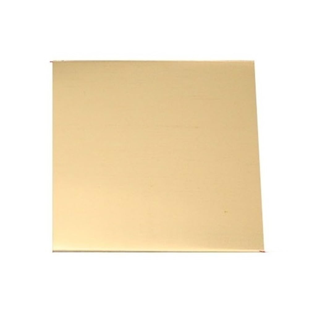 Lirhiqygf H62 Brass Copper Pad,Square Metal Sheet/100 * 100 * 1.2Mm