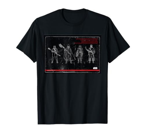 T-shirt Star Wars Knights of Ren vêtement graphique homme noir