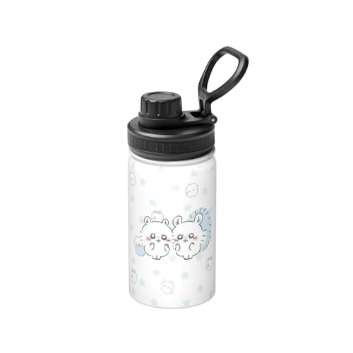 ステンレスカップ ちいかわ コーヒーカップ 大容量 保温 保冷 直飲み 真空断熱 蓋付き 水筒 マグボトル かわいい キャラクター 車載 持ち運びやすい ビール 家庭用 車用 オフィス プレゼント 350ml