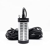 HAKOBAKU 集魚灯 USB モバイルバッテリー接続可能 明るさ調光可能 水中 強力 LED 堤防 船アジ イカ タチウオ釣り 集魚ライト 7Mケーブル高輝度 (青緑色（500nm）, DC12V-60V)