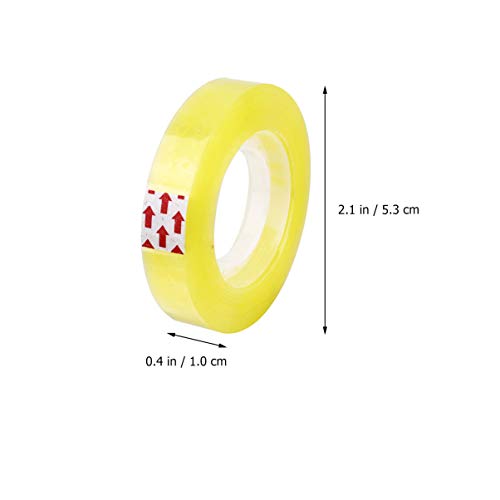 Toyvian Fita transparente para embalagem, 12 peças, para embrulhar presente, escritório, casa, escol