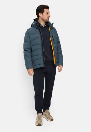 camel active Herren Winterjacke mit Abnehmbarer Kapuze Tintenblau, menswear-56 – Ansicht 5