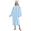 Sky Blue Shiny Cap and Gown