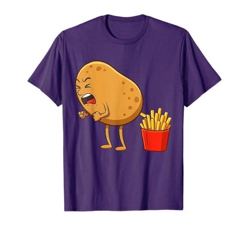Potato French Fry Gag Gifts for Food Lovers Fry Fans T-Shirt