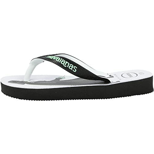 Chinelo Star Wars, Havaianas, Adulto Unissex, Preto/Branco, 43/44