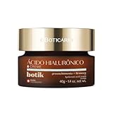 O Boticário Botik Crema Facial con Ácido Hialurónico | Relleno Arrugas, Aumenta Firmeza de la Piel y Piel Suave y Descansada, 40g